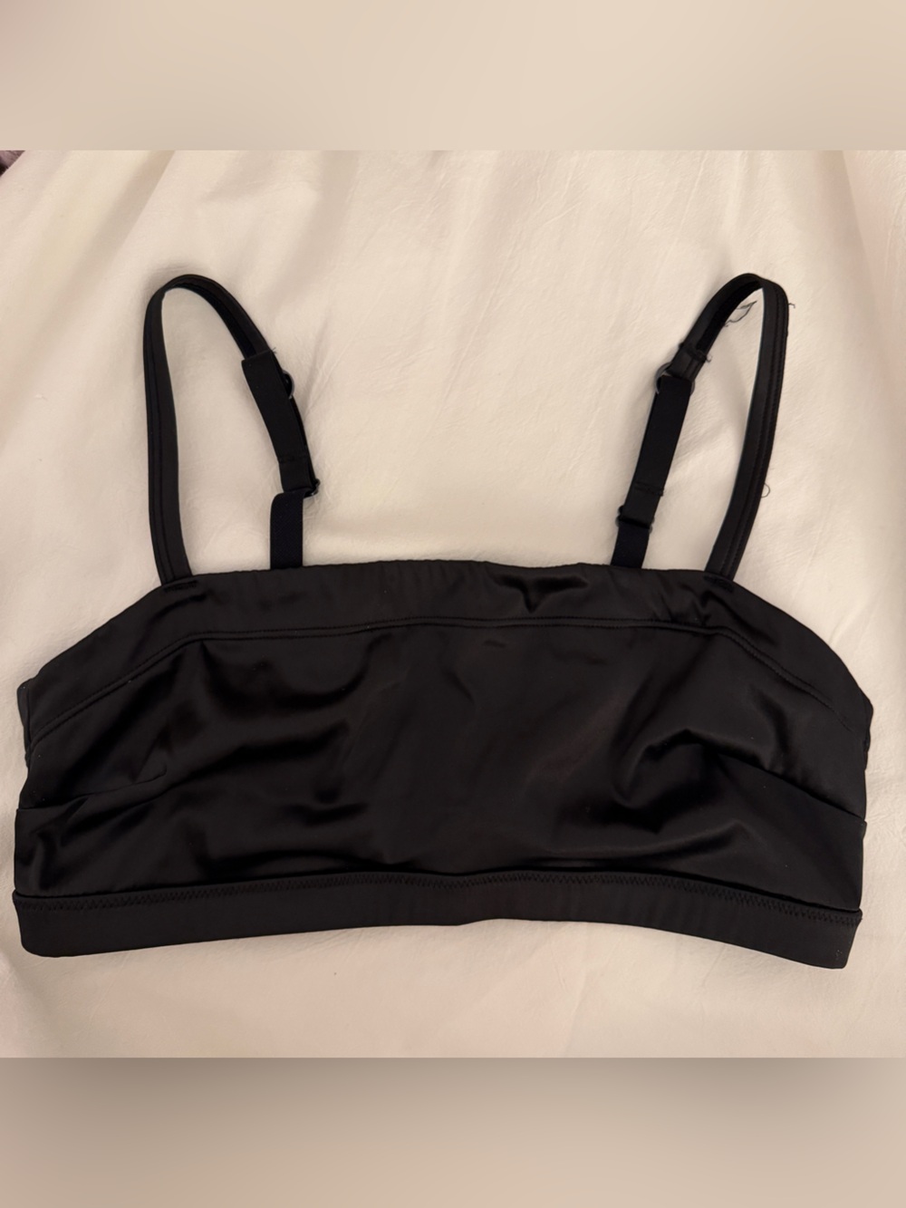 aerie Black Bralette with Adjustable Straps